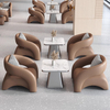 Luxury Leisure Single Sofa Chair Modern Club Small Velvet Fabric Arm Accent Chairs for Living Room