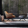 modern Single Person Swivel Leisure Sofa Chair Design Luxury Nordic Accent Fabric Leather Linen Living Room Hotel Bedroom Use