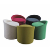 Modern Indoor Home Luxury Round Foot Step Living Room Furniture Office Leisure Area Velvet Ottoman Designer Low Stool