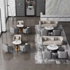 Custom Italian Home Couch Leather Sofa Modern Design Luxury Hotel Three Seater Sofa in a Row Living Room Furniture