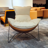 Modern Italian Design Lazy Sofa Chair Hotel Living Room Furniture Down Fabric Armchair Leisure Lounge Chair