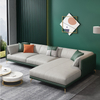 Modern Style Leather Light Luxury Sofas Sectionals Couch Lounge Custom Sofa Set Furniture Hotel Living Room Sofas