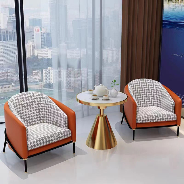 Modern Living Room Single Sofa Bentwood Frame Upholstered Fabric Italian Designer Armchair Lounge Leisure Sofa Chair