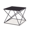 Modern Creative Rectangular Metal Coffee Table Tempered Glass Office Coffee Table Side Table