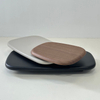 Hot Selling Modern Swivel Coffee Table with Durable Carbon Steel Base Pebble Shape Home Furniture for Living Room