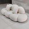 Factory Wholesale Modern Living Room Couch Furniture Hotel Lobby Velvet Fabric Comfortable Lounge Cloud Sofa