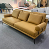 Modern Luxury Creative Design Couch Home Furniture Villa Living Room Hotel Lobby High-quality Leather Three Seater Sofa