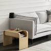 Modern Minimalist Living Room Bedroom Removable C Type Sofa Side Table Wood Bedside Corner Table