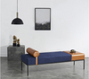 Modern Fabric Leather Outdoor Chaise Bed Massage Bed Living Room Chaise Lounge Apartment Convertible Bedroom Dining Hotel