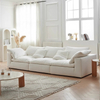 Furniture Manufactory Modern Design Couch Down Velvet Fabric Sectional Sofa Living Room Modular Cloud Sofa Set