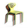 Factory Bottom Dining Room Furniture Modern Stacking Plastic pp Material Dining Chair
