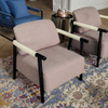 New Modern Style Living Room Furniture Set Fabric Upholstered Solid Wood Accent Lounge Sofas Leisure Chairs