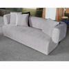 New Italian Luxury Design Villa Living Room 3 Seater Arm Sofa Hotel I Shape Modern Velvet Fabric Floor Leisure Sofa