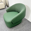 Modern Nordic Living Room Furniture Luxury Club Sofa Arm Chair Armchair Boucle Wide Barrel Velvet Leisure Chairs