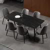 Hot Sale Fashion Leisure Modern Stye Stainless Steel Frame Leather Dining Chair for Living Room