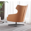 Modern Nordic Living Room Chair Revolving Hotel Armchair Fabric Designer Luxury Lounge Chair