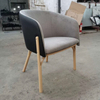 Modern Restaurant Furniture Chair Dinning Room Velvet Luxury Fabric Dining Lounge Chair for Hotel