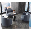 Italian Light Luxury Stainless Steel Golden Leisure Lounge Chair Single Sofa Designer Hotel Living Room Furniture Armchair