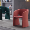 Modern Style Dining Chair Shaped Sponge Velvet Chair Hotel Restaurant Cafe Negotiation Chair