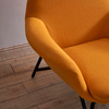 Modern Cotton-Linen Metal Living Room Hotel Lounge Leisure Chair Fabric Arm Chairs