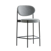 Modern Velvet Fabric Commercial bar Chair Kitchen bar Stool Series Iron Art bar Counter Stool