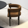 Modern Design Dining Room Furniture Metal Luxury Cafe Restaurant Chairs Stainless Steel Velvet Fabric Dinning Chair