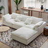 Modern Design Compressed Sofa Furniture Set Living Room Apartment Modular Sofa Comfortable Cloud Couch Packaged in a Box