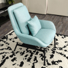 Modern Furniture Manufacturer Living Room Leisure Chair Velvet Fabric Armchair Hotel Lounge Chair