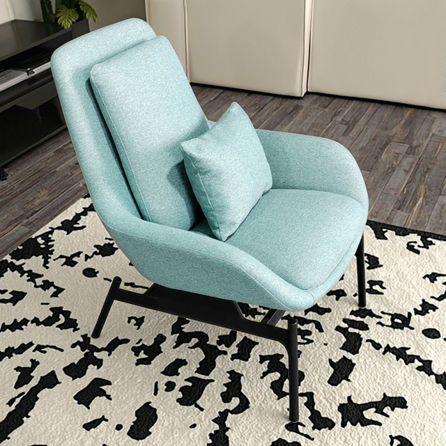 Fabricante de muebles modernos Sala de estar Silla de ocio Sill&oacute;n de tela de terciopelo Sill&oacute;n de hotel