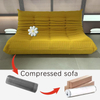 Modern Design Compressed Sofa Apartment Living Room Bedroom Comfortable Floor Velvet Lazy Sofa Set