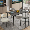 New Wabi Sabi Style Restaurant Chairs Premium Cashmere Velvet Fabric Dining Chair Set Home Minimalist Modern Makeup Chair