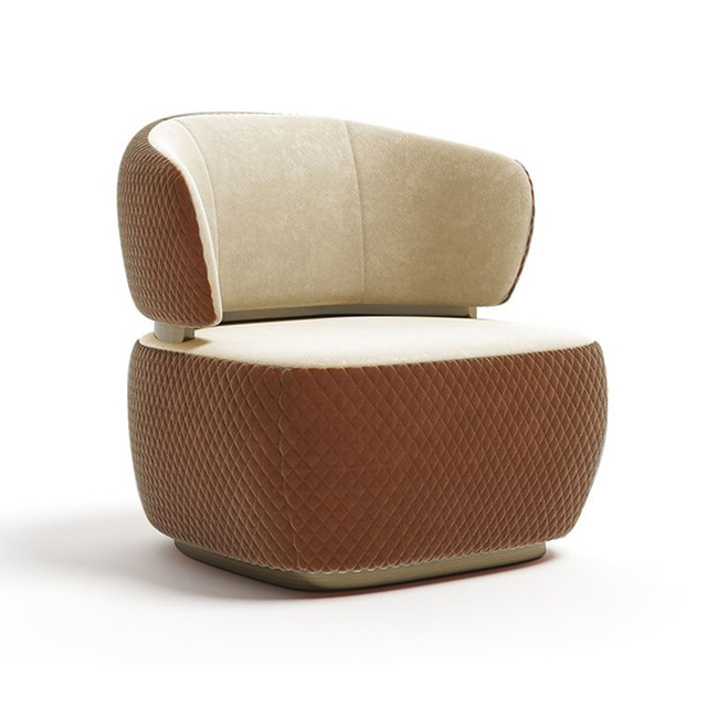 Foshan Factory Wholesale Custom Modern Nordic Design Sofa Chair Villa Living Room Leather Leisure Chair