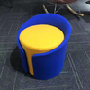 Modern Indoor Home Luxury Round Foot Step Living Room Furniture Office Leisure Area Velvet Ottoman Designer Low Stool