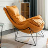 Modern Italian Design Lazy Sofa Chair Hotel Living Room Furniture Down Fabric Armchair Leisure Lounge Chair