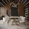 Luxury Dining Chair for Dining Table Custom Modern Stainless Steel Velvet Dining Room Chair Living Room