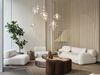 Modern Design High-quality Living Room Sofa Velvet Fabric Hotel Lobby Apartment Sectional Sofa Couch