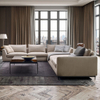 Modern Villa Living Room Sofa Set Home Furniture L-shaped Combination Sectional Velvet Fabric Modular Sofa Couch
