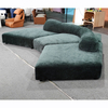 Modern Design Living Room Furniture Set Salon Couch Hotel Lobby Velvet L-shaped Corner Sofa Modular Sofa