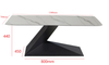 European Modern Living Room Furniture Tea Table Stainless Steel Marble Center Coffee Table