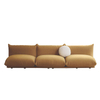 Simple and Modern Design Three Seater Sofa Comfortable Cushioned Living Room Hotel Apartment Leisure Furniture Fabric Couch