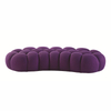 Modern Minimalist Football Creative Design Backless Settee Sofa Luxury Fabric Living Room Lazy Curved Bubble Footstool