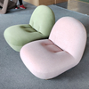 Modern Living Room Fabric Armchair Swivel Single Lazy Sofa Super Soft Velvet Leisure Lounge Chair Customized