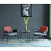 Modern Restaurant Furniture Dining Chair Metal Base PU Leather Velvet Fabric Restaurant Cafe Living Room Hotel Leisure Armchair