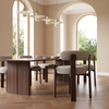 Nordic Solid Wood Dining Chairs with Modern Design and Fabric Restaurant Chairs for Hotel Villas, Restaurants, and Kitchens