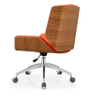 Modern Comfortable Office Chair PU Leather High Back Bent Wood boss Office Chair Hotel Writing Chair Wholesale