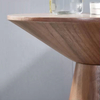Nordic Modern Classic Design Walnut Wooden Coffee Table Round Side Table End Table for Hotel Living Room Furniture