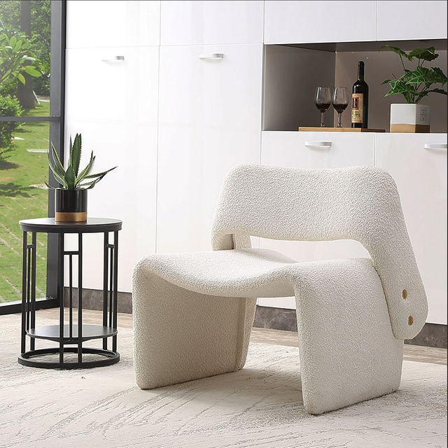 Nuevo dise&ntilde;o, silla para sala de estar, sill&oacute;n para Hotel, restaurante, sof&aacute; individual de tela de terciopelo, silla decorativa para invitados de ocio y Club
