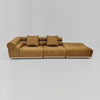 Factory Customization Modern Sectional Sofa Set Modular Frosted Velvet Fabric Couch Living Room Sofas