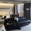 Minimalist Modern Lamb Velvet Single Sofa and Lazy Chair Set White Casual Luxury Living Room Furniture Sectional Couch