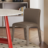 Mid-Century Style Restaurant Chair Nordic Vintage Design Modern Minimalist Household Fabric Backrest Dining Chair for Hotel